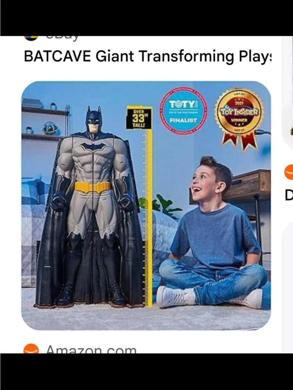 DC Batman Bat-Tech Batcave Giant Transforming Playset 33” Spin Master